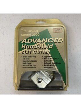 Photo / Picture Frame Hand Held Mat Cutter Advanced Logan Series 2000 NOS